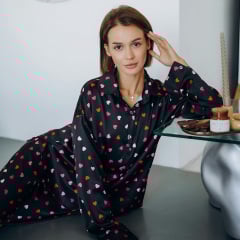 Пижама женская COSAS Amore L Черный Днепрорудное