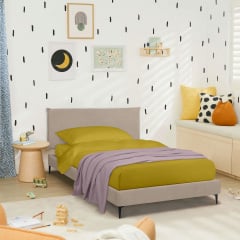 Ліжко односпальне COSAS Mandarin Latte 90х200 см Бежевий Вільнянськ