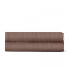 Простирадло полуторне сатин 155х240 см LATTE Cosas Коричневий Хмельницький