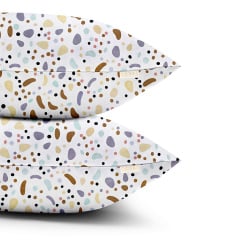 Набір наволочок COSAS COLORFUL STONES 40х60 см Різнокольоровий Новомиколаївка