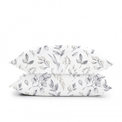 Сімейний комплект постільної білизни STEPPE FLOWERS COSAS сірий 2х160х220 см Київ