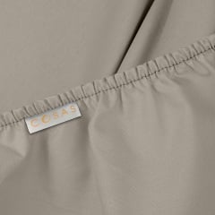 Евро комплект на резинке COSAS ORANGE PALMS Ранфорс 200х220 см Оранжевый Братское