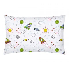 Подростковый комплект COSAS ROCKETS Ранфорс 155х215 см Зеленый Гуляйполе