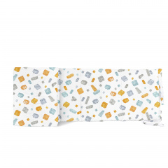 Бортики на ліжечко COSAS CONSTRUCTOR Ранфорс 30х180 см Блакитний Ладан