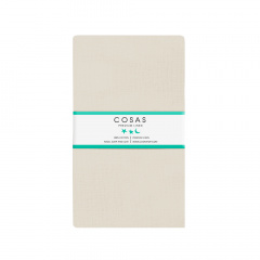 Набір наволочки і простирадло COSAS GREY DOTS & BISCUIT Ранфорс 220х240 см Сірий Бориспіль