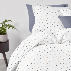 Семейный комплект постельного белья Delta CS5 COSAS Белый 2х160х220 см Киев