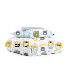 Подростковое постельное белье BLUE ANIMALS COSAS Белый 155х215 см Мукачево