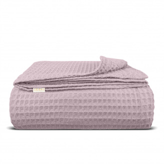 Плед-покривало вафельне COSAS 240х260 см Laurel Greek Waffle Ліловий