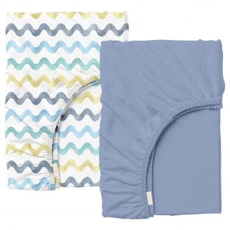 Набор Простыня на резинке 180х200 см 2 шт SEASCAPE Cosas Разноцветный