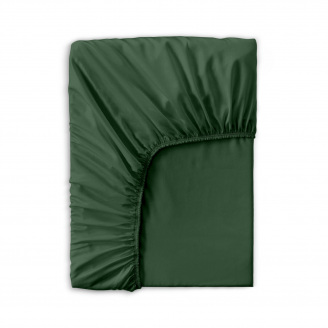 Простирадло на резинці сатин 180х200 см GREEN Cosas Зелений