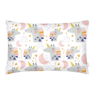 Євро наволочка COSAS MOON UNICORN Ранфорс 50х70 см Білий