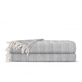 Плед хлопковый COSAS RHOMB 200х230 см CS6 Графит