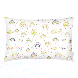 Євро наволочка COSAS RAINBOWS Ранфорс 50х70 см Жовтий