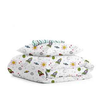 Дитяча постільна білизна Rockets CS3 COSAS Зелений 110х140 см