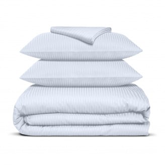 Двоспальна постільна білизна сатин PORCELAIN Cosas Білий 180х220 см