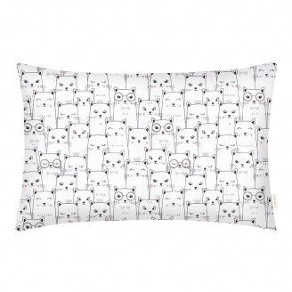 Дитяча наволочка COSAS CATS CS1 40х60 см Білий