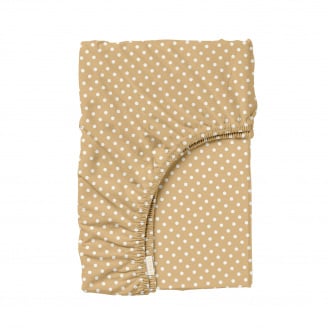 Простынь на резинке 120х200 см MINI DOTS COSAS Бежевый