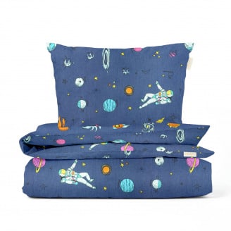 Подростковая постель без простыни SPACEMAN COSAS Синий 155х215 см