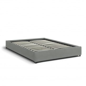 Ліжко двоспальне COSAS Mango Stone 180x200 см Базальт