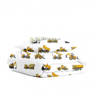 Подростковый комплект COSAS HOPPER Ранфорс 155х215 см Желтый