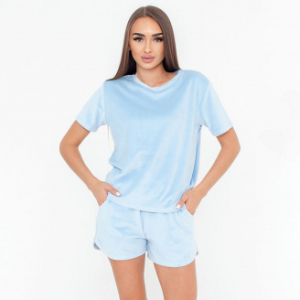 Домашній костюм жіночий COSAS AURA XL Блакитний