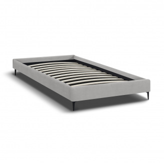 Ліжко односпальне COSAS Mandarin Rocky 90х200 см Сірий