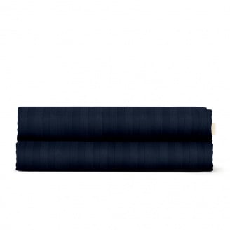 Простыня полуторная сатин 155х240 см NAVY Cosas синий
