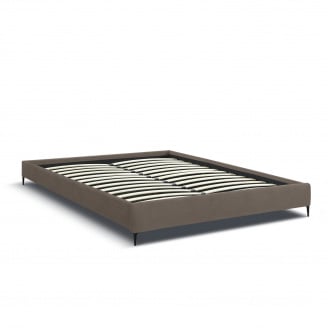 Ліжко двоспальне COSAS Mandarin Latte 160x200 см Бронза