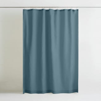 Шторка для душу та ванної COSAS AZURE з кільцями 180х200 см Бірюзовий