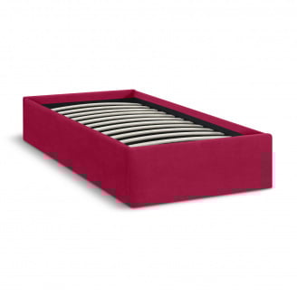 Ліжко односпальне COSAS Papaya Sangria 90х200 см Винний