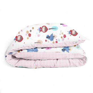 Дитяча підковдра COSAS RED RIDING HOOD Ранфорс 110х140 см Рожевий