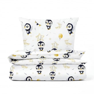 Детская постель без простыни Penguins COSAS Белый 110х140 см