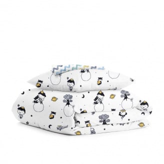 Підліткова постіль з простирадлом на гумці LITTLE PRINCE COSAS Білий 155х215 см