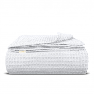 Покрывало 75x95 Snow Greek Waffle COSAS белый