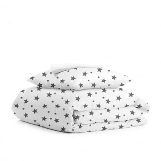 Подростковое постельное белье BIG STAR COSAS серый 155х215 см