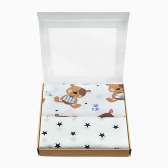 Набір пелюшок COSAS STAR CS1 Бязь 80х100 см 2 шт Бежевий