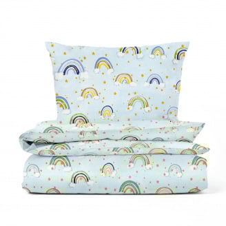 Детская постель без простыни Rainbow COSAS Голубой 110х140 см