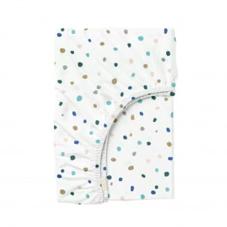 Простирадло на резинці в дитяче ліжечко 60х120 см COLOR BLOTS CS1 COSAS