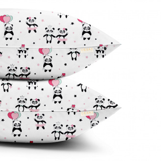 Набір наволочок COSAS ROSE PANDA 40х60 см Рожевий