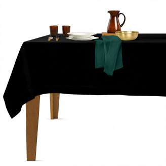 Скатертина на стіл водовідштовхувальна COSAS 140х220 ONYX