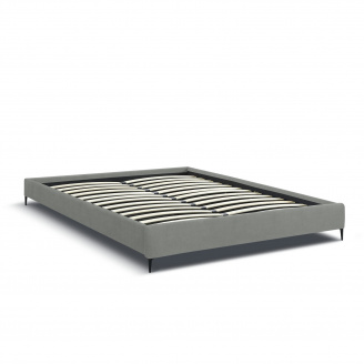 Ліжко двоспальне COSAS Mandarin Stone 180x200 см Базальт