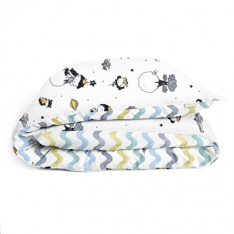 Підліткова підковдра COSAS LITTLE PRINCE CS1 Ранфорс 155х215 см Білий