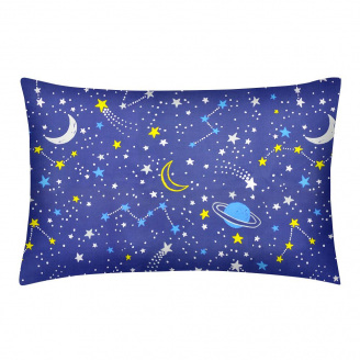 Дитяча наволочка COSAS GALAXY Ранфорс 40х60 см Синій