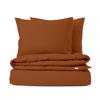 Євро постіль без простирадла Сinnamon COSAS Кориця 200х220 см