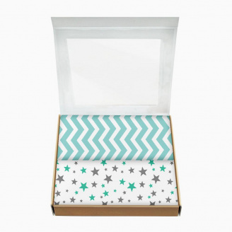 Набір пелюшок COSAS STARFALLS Бязь 80х100 см 2 шт М'ятний