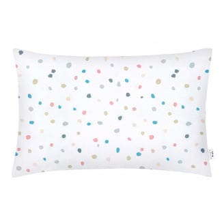 Дитяча наволочка COSAS COLORFUL BLOTS Ранфорс 40х60 см Рожевий