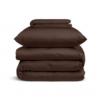 Дитяча постільна білизна сатин у ліжечко BROWN Cosas Шоколад 110х140 см