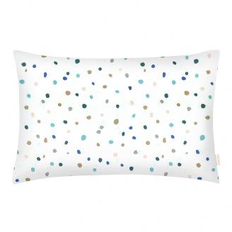 Наволочка на подушку 40х40 см COLOR BLOTS COSAS белый