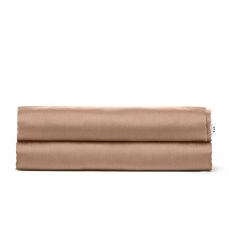 Простыня полутораспальная COSAS RUM Ранфорс 155х240 см Коричневый