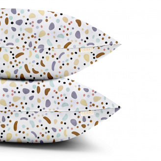 Набор наволочек COSAS COLORFUL STONES 40х60 см. Разноцветный.
